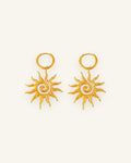 Solana Sun Earrings — Solformade örhängen i 18K guldpläterat stål | Alora Avenue