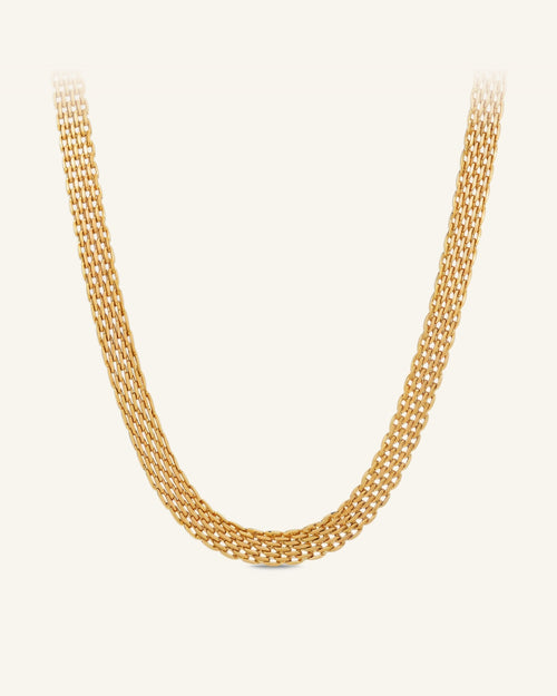 Airy Aurora Necklace — Vattentåligt halsband i guld | Alora Avenue