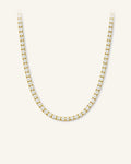 Amara Tennis Necklace -- Vattentålt halsband i guld | Alora Avenue