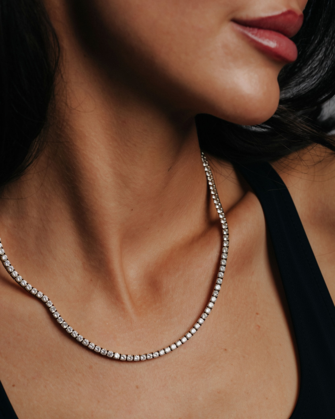 Amara Tennis Necklace Aveline Tennis Bracelet SET
