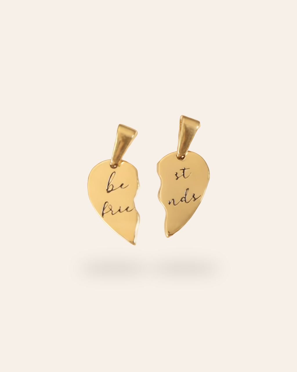 Best Friend Pendant — Vattentåligt hängsmycke i 18K guldpläterat stål | Alora Avenue