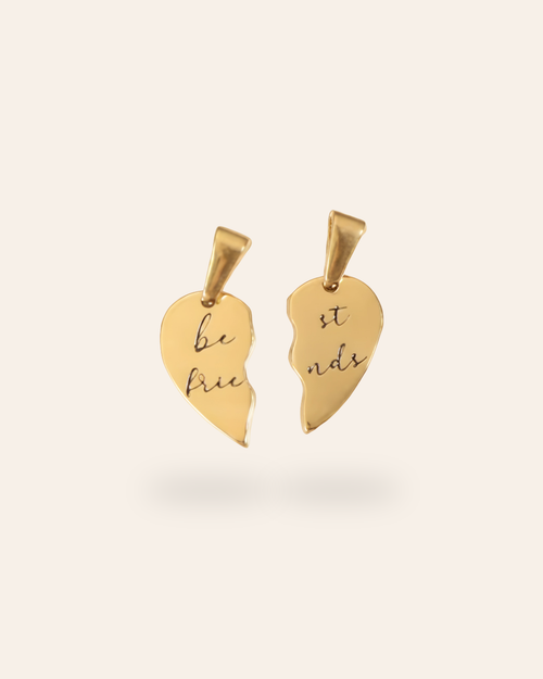 Best Friend Pendant — Vattentåligt hängsmycke i 18K guldpläterat stål | Alora Avenue