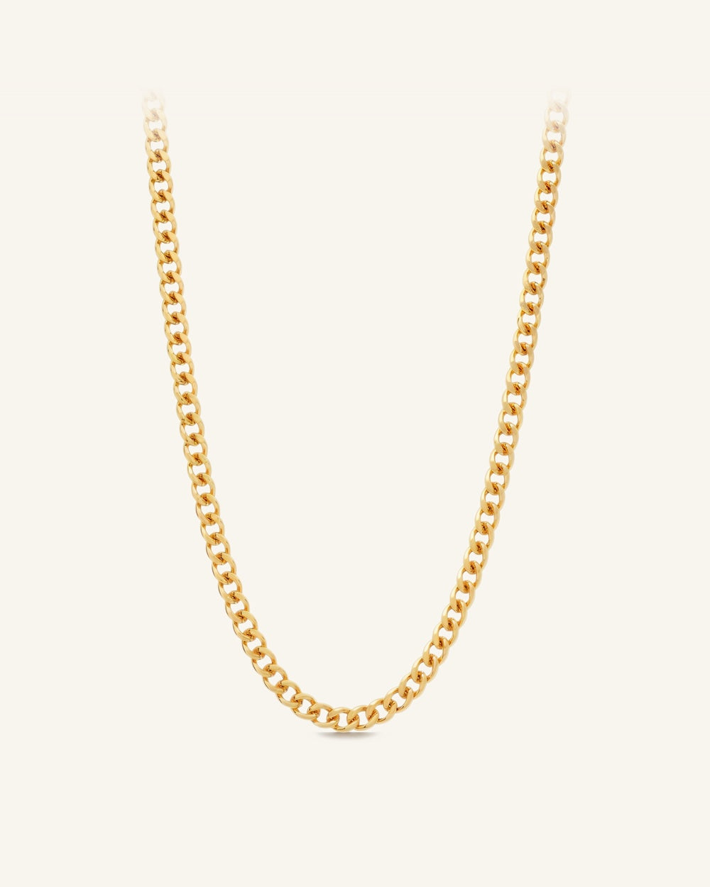 Carter Cuban Necklace — Vattentåligt halsband i guld | Alora Avenue