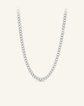 Clayton Cuban Necklace -- Vattentålt halsband i silver | Alora Avenue