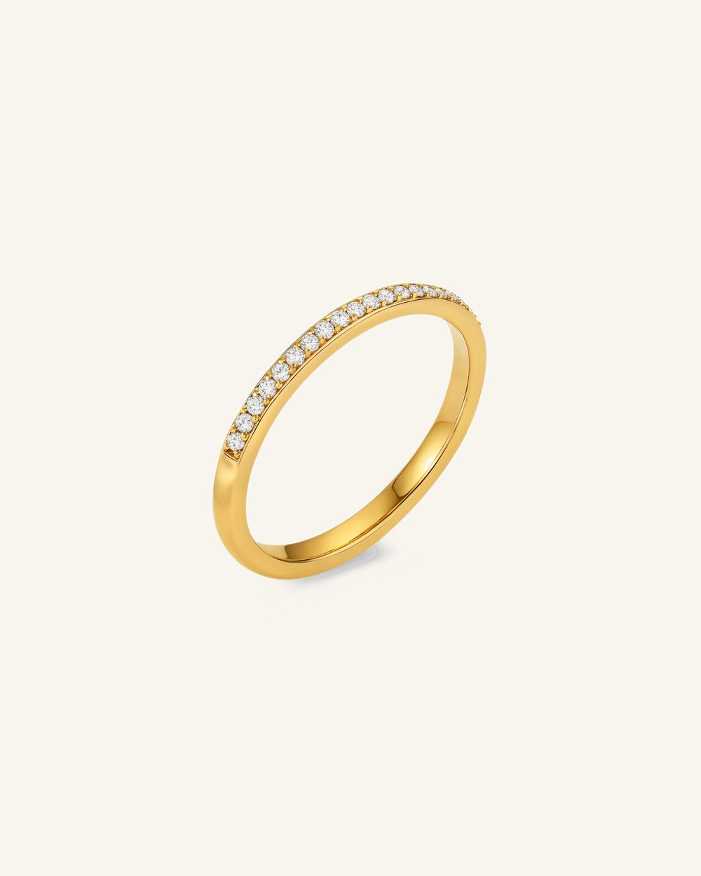 Elara Glow Ring — Vattentålig ring i guld med cubic zirconia | Alora Avenue
