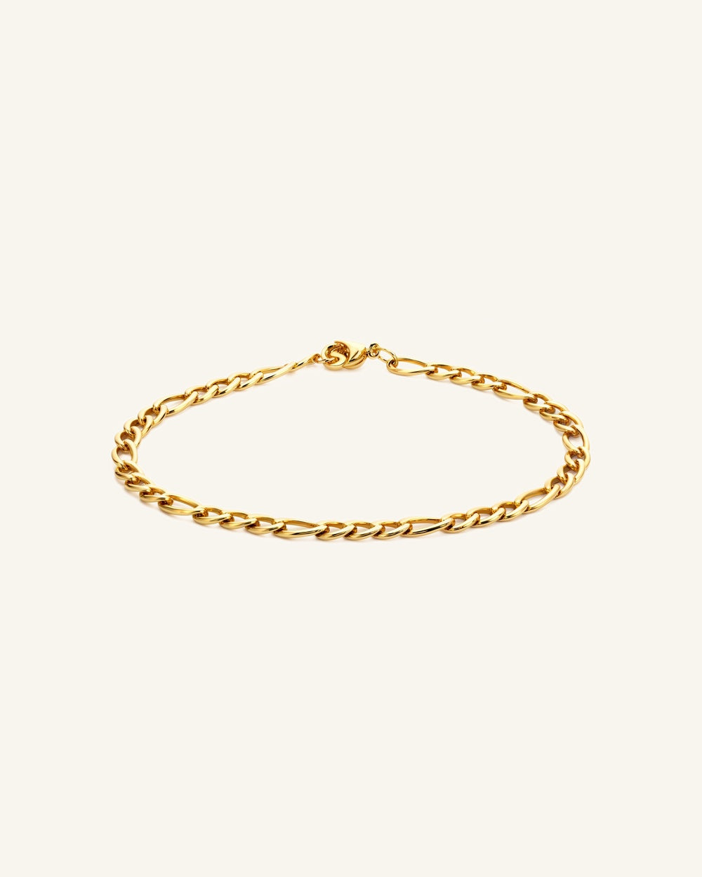 Felix Figaro Bracelet — Vattentålig armband i guld figarolänk | Alora Avenue