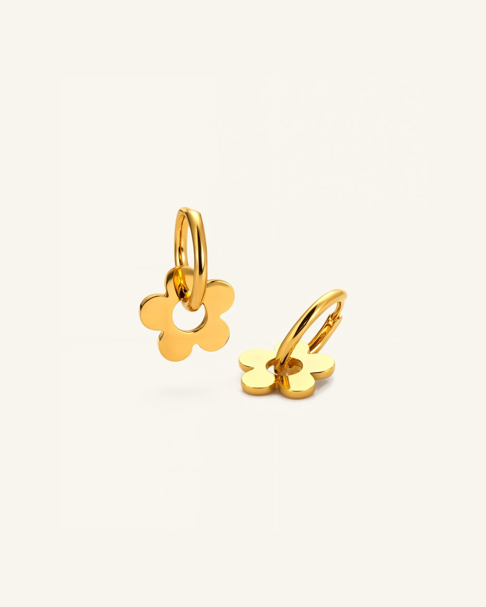 Lily Lace Loops — Vattentålig örhängen i guld | Alora Avenue