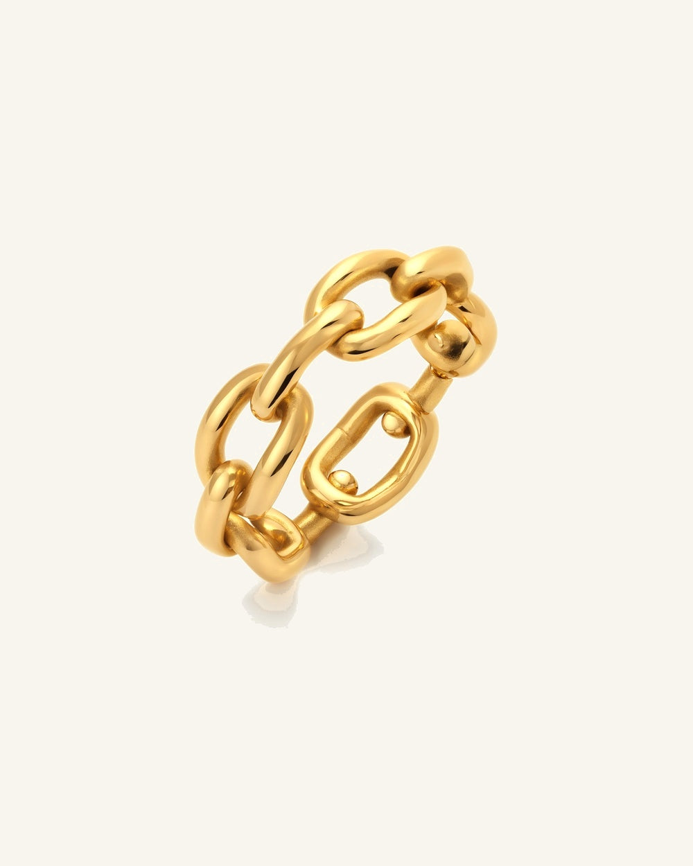 Lina Link Ring — Vattentålig ring i guld | Alora Avenue