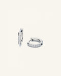 Little Crystal Hoops — Vattentålig örhängen i silver med cubic zirconia | Alora Avenue