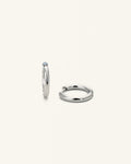 Little Luna Hoops — Vattentålig orhangen i silver | Alora Avenue