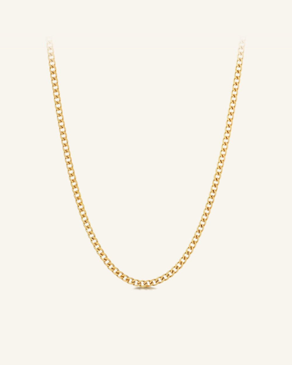 Michelle Mini Necklace — Vattentåligt guldfärgat barnhalsband i rostfritt stål med 18K PVD-plätering | Alora Avenue