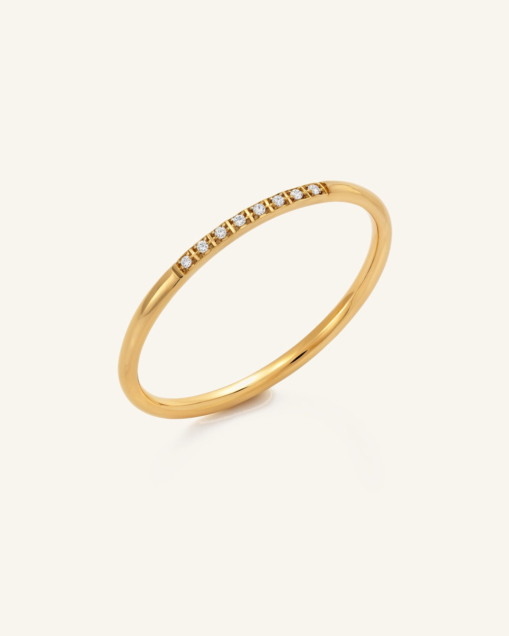 Shim Shim Ring — Vattentålig ring i guld med cubic zirconia | Alora Avenue
