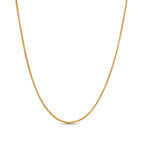 Slytherin Neat Necklace – guldrund ormkedja, 45 cm lång, tillverkad av återvinningsbart rostfritt stål och PVD-pläterad med 18K guld för hållbar glans och vattentålighet.