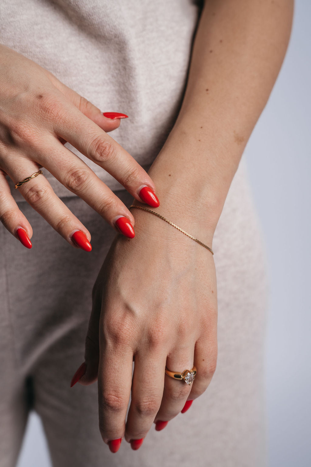 Saffron-set: matchande halsband & armband