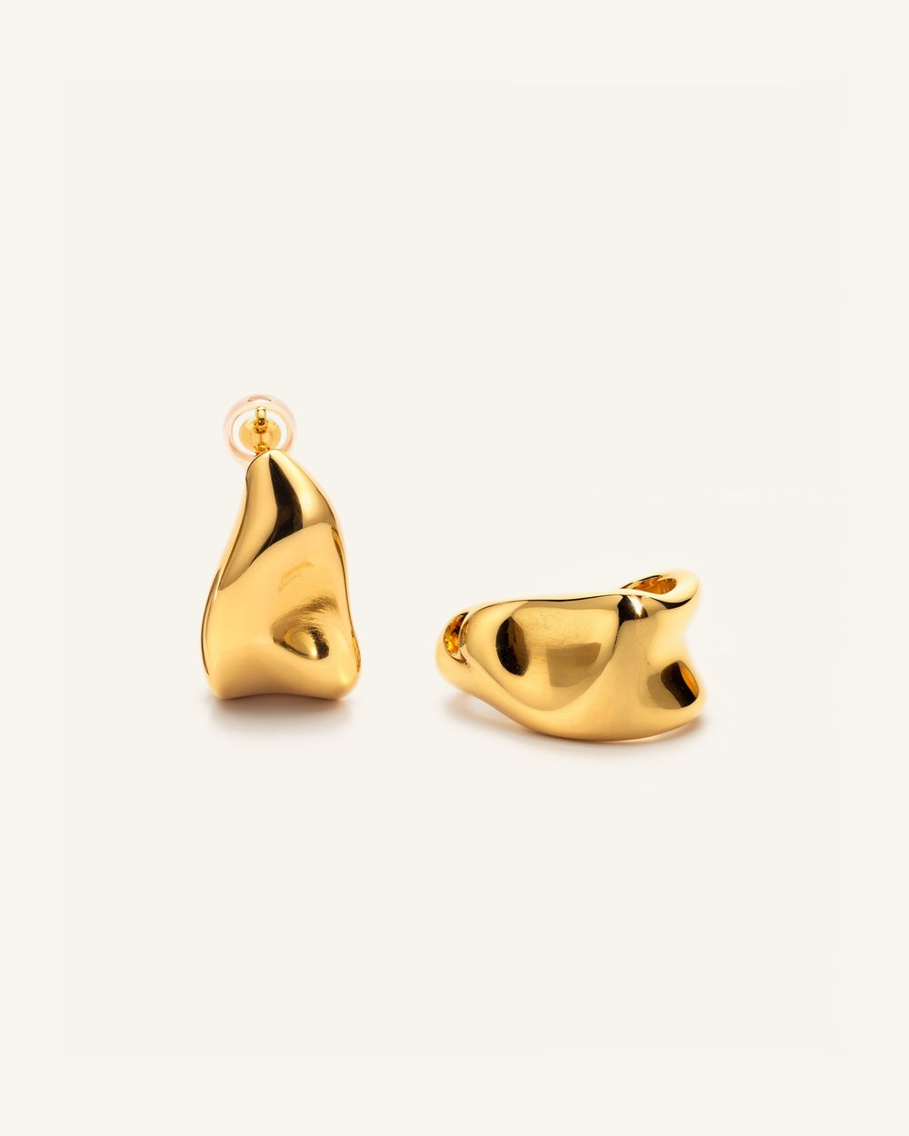 Stockholm Echo Earrings — Vattentålig örhängen i guld | Alora Avenue
