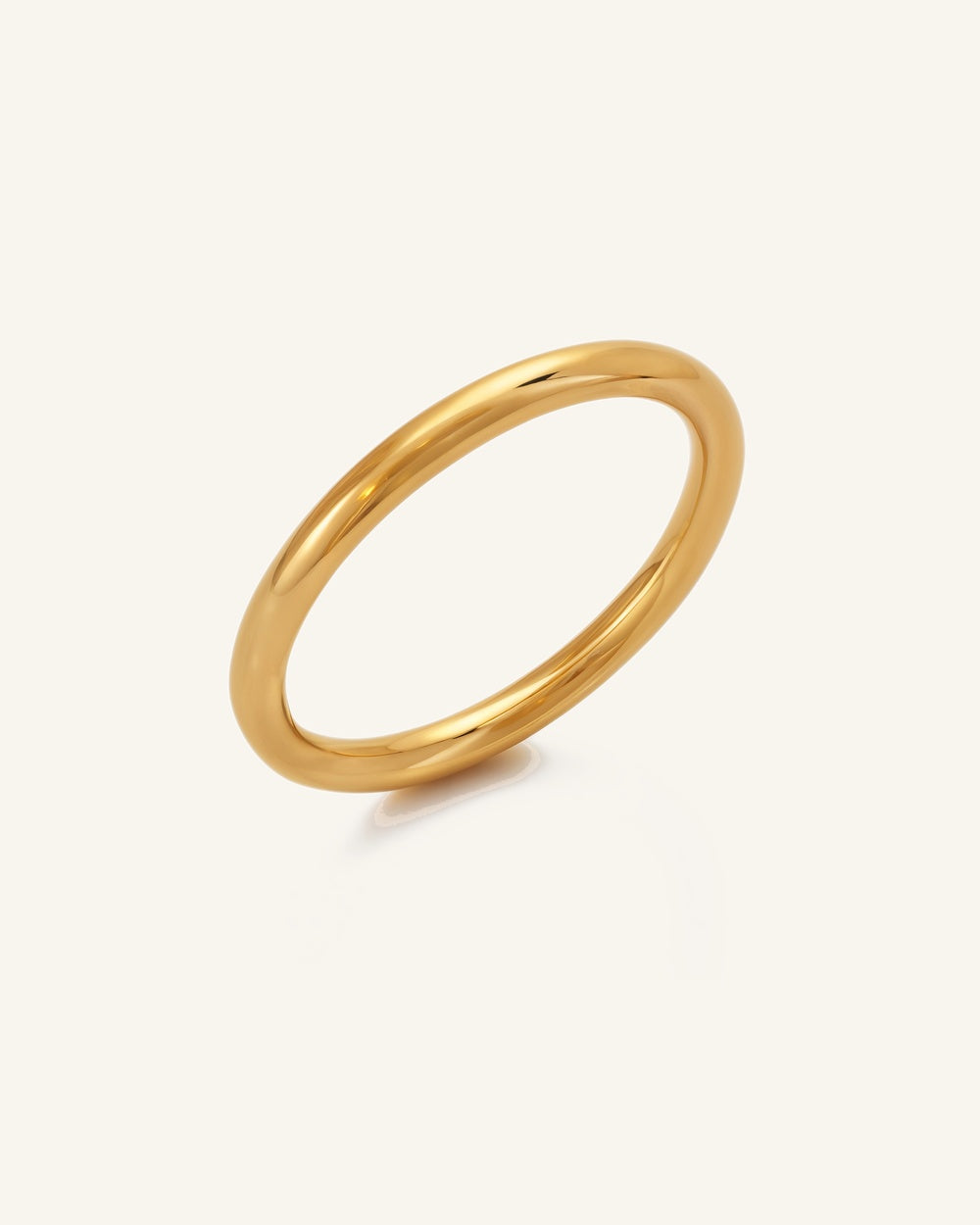 Taipei Tube Ring — Vattentålig ring i guld tubformad | Alora Avenue