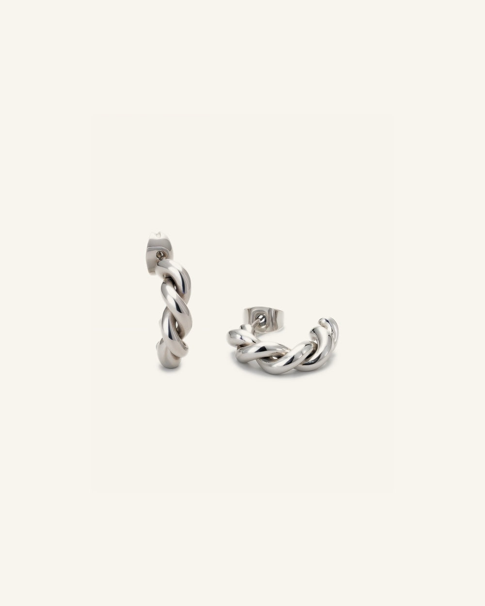 Tornado Edge Earrings — Vattentålig örhängen i silver | Alora Avenue